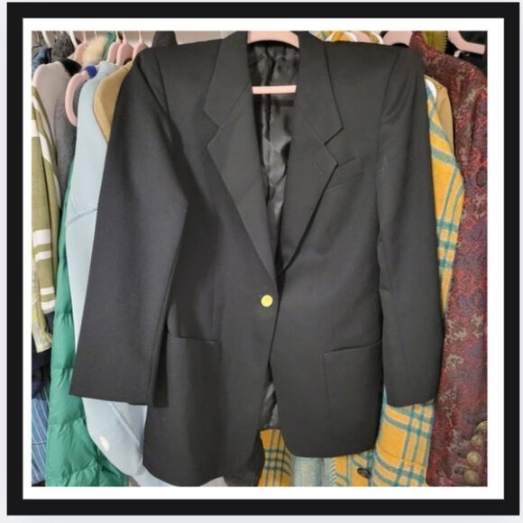 nwot Burberry Wool Blazer - Picture 2 of 6